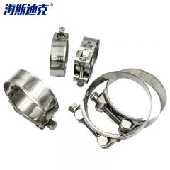海斯迪克 HK-5162 304不锈钢欧式喉箍强力卡箍 抱箍管卡管箍直径131-139mm/个