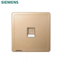 西门子(SIEMENS) 5UH14613NC03 单电话插座一位电话插座 电话线插口 致典系列 日曜金