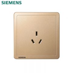 西门子（SIEMENS） 5UB14433NC03 16A 三孔插座三极插座 家用墙面插座面板 致典系列 日曜金