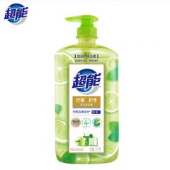 超能 离子去油洗洁精柠檬护手1.5kg加浓去油无残留食用小苏打